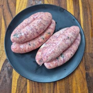 Pork, Fetta & Spinach Sausages